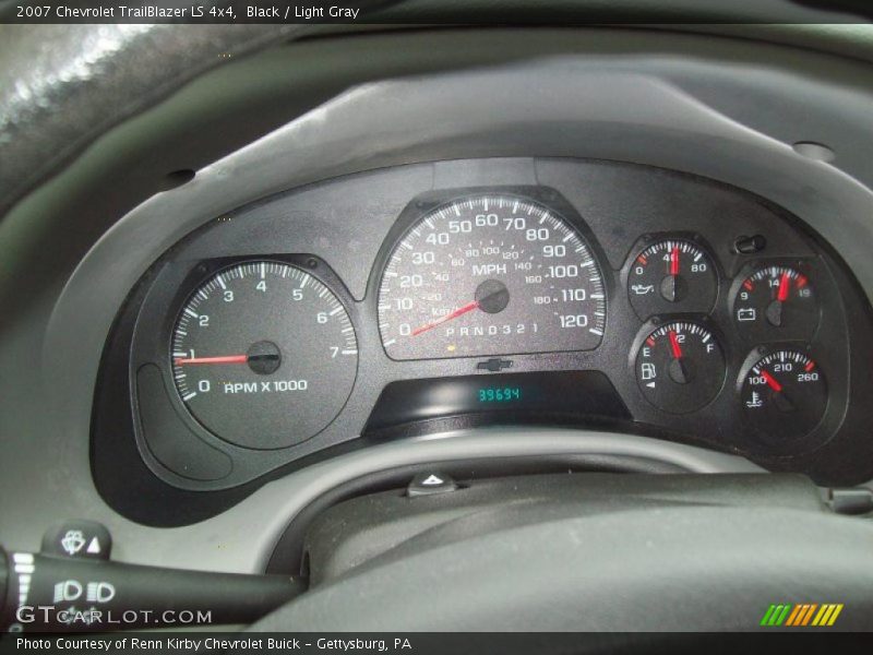 Black / Light Gray 2007 Chevrolet TrailBlazer LS 4x4