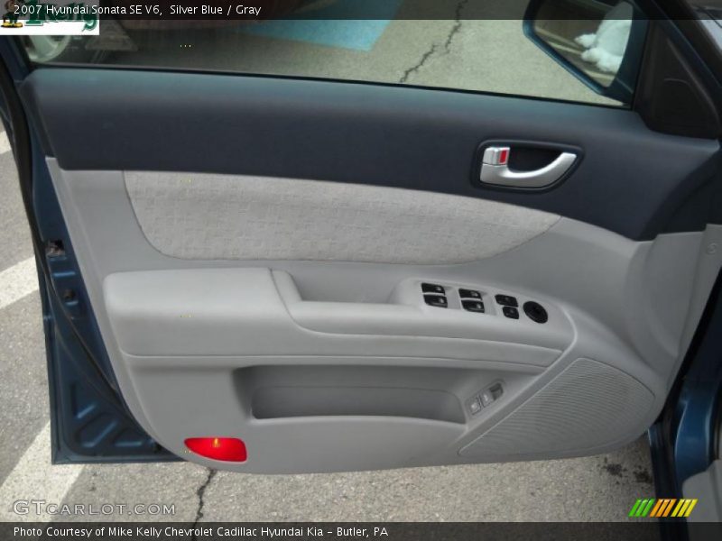 Silver Blue / Gray 2007 Hyundai Sonata SE V6