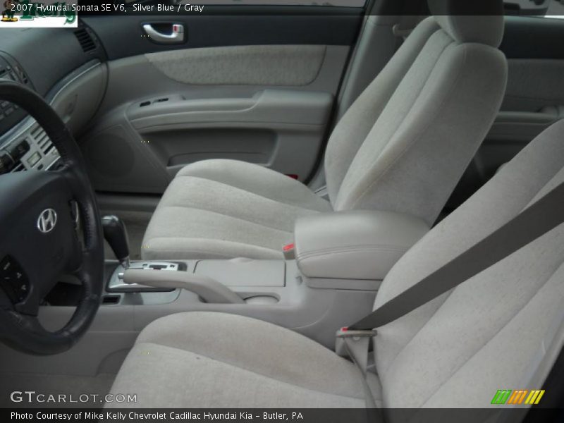 Silver Blue / Gray 2007 Hyundai Sonata SE V6