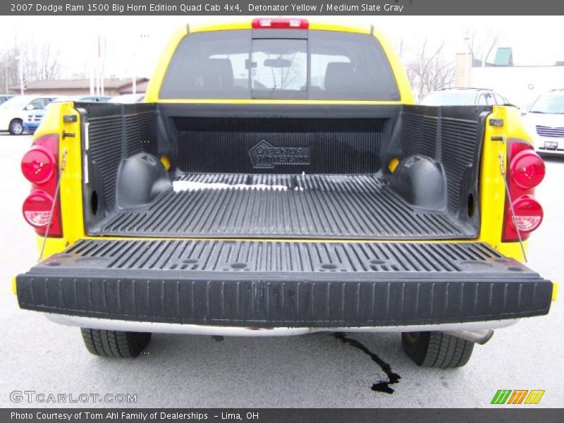 Detonator Yellow / Medium Slate Gray 2007 Dodge Ram 1500 Big Horn Edition Quad Cab 4x4