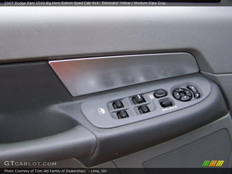 Detonator Yellow / Medium Slate Gray 2007 Dodge Ram 1500 Big Horn Edition Quad Cab 4x4