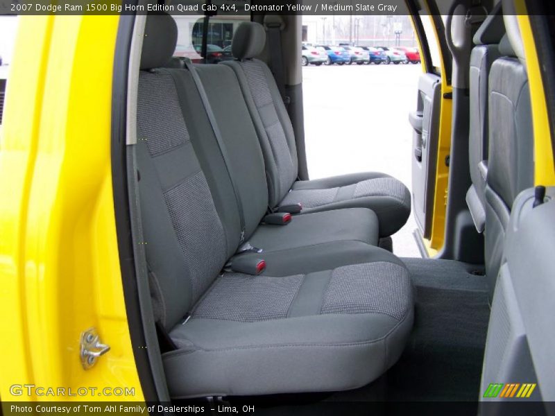 Detonator Yellow / Medium Slate Gray 2007 Dodge Ram 1500 Big Horn Edition Quad Cab 4x4