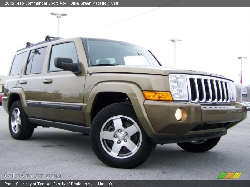 Olive Green Metallic / Khaki 2009 Jeep Commander Sport 4x4