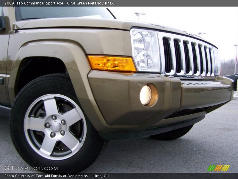 Olive Green Metallic / Khaki 2009 Jeep Commander Sport 4x4