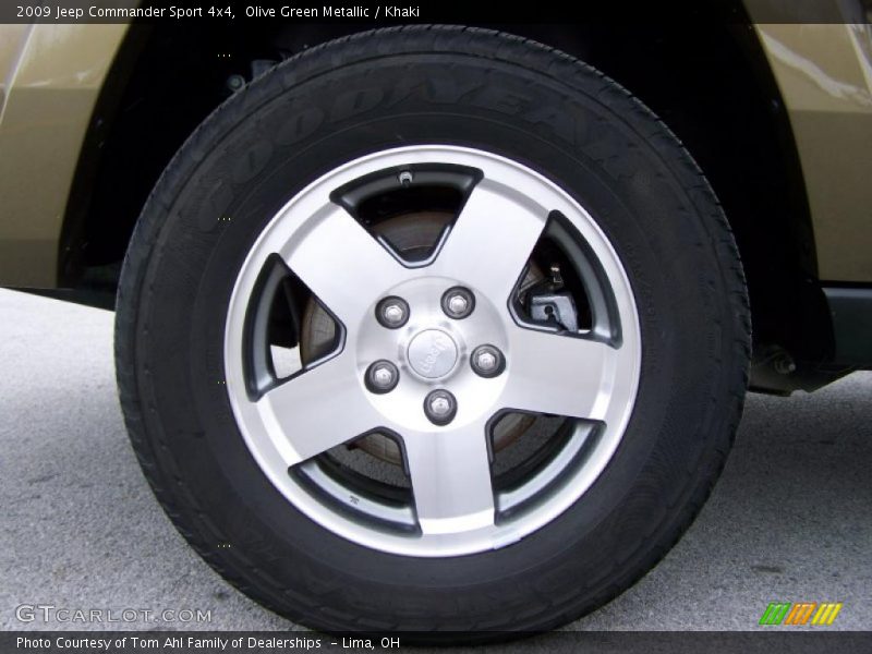 Olive Green Metallic / Khaki 2009 Jeep Commander Sport 4x4