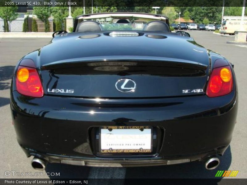Black Onyx / Black 2005 Lexus SC 430