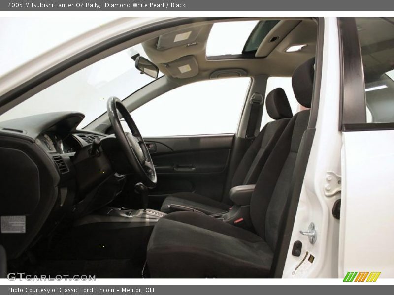 Diamond White Pearl / Black 2005 Mitsubishi Lancer OZ Rally