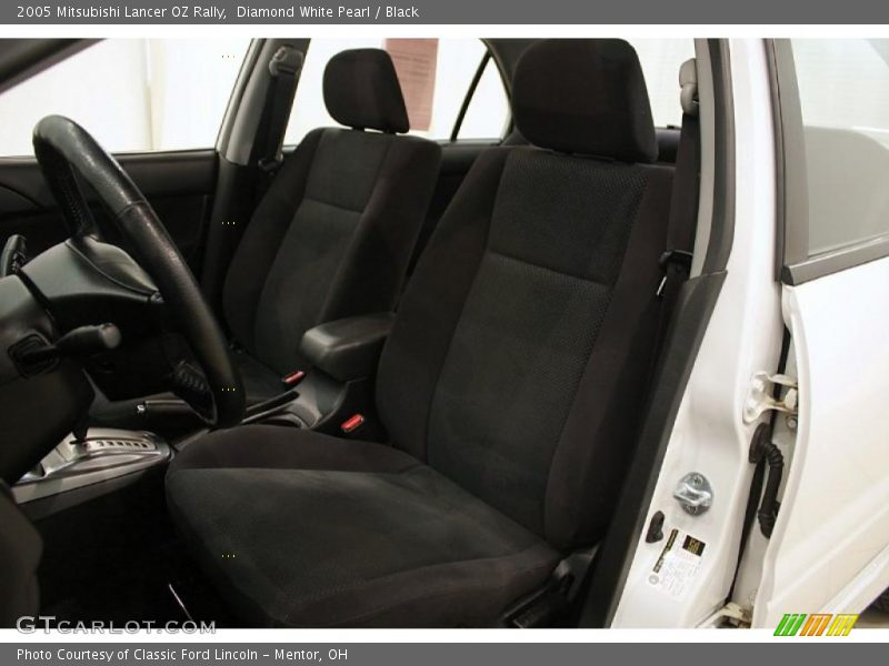 Diamond White Pearl / Black 2005 Mitsubishi Lancer OZ Rally