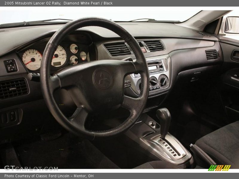 Diamond White Pearl / Black 2005 Mitsubishi Lancer OZ Rally