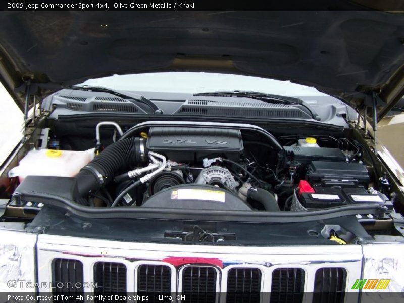 Olive Green Metallic / Khaki 2009 Jeep Commander Sport 4x4