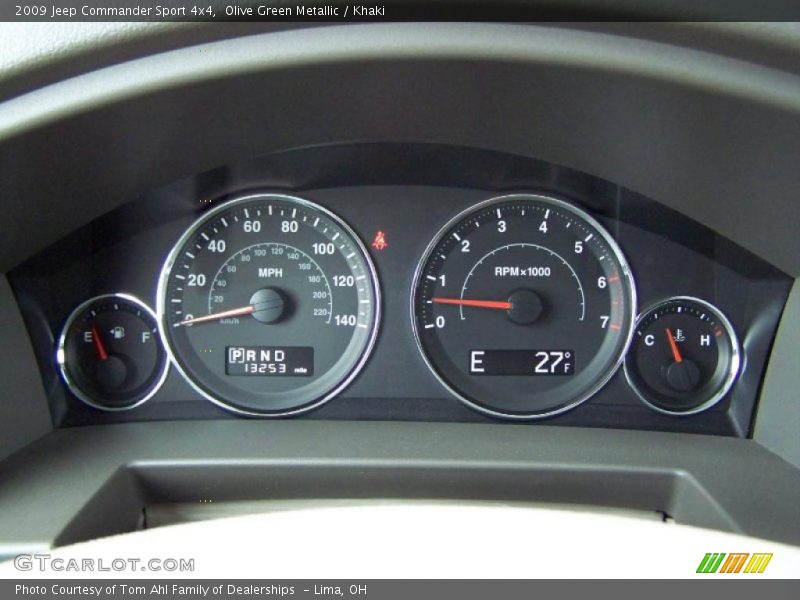 Olive Green Metallic / Khaki 2009 Jeep Commander Sport 4x4