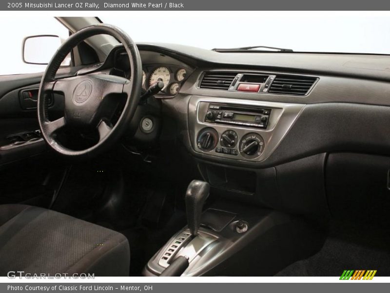 Diamond White Pearl / Black 2005 Mitsubishi Lancer OZ Rally