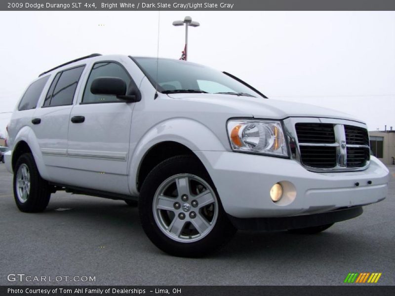 Bright White / Dark Slate Gray/Light Slate Gray 2009 Dodge Durango SLT 4x4