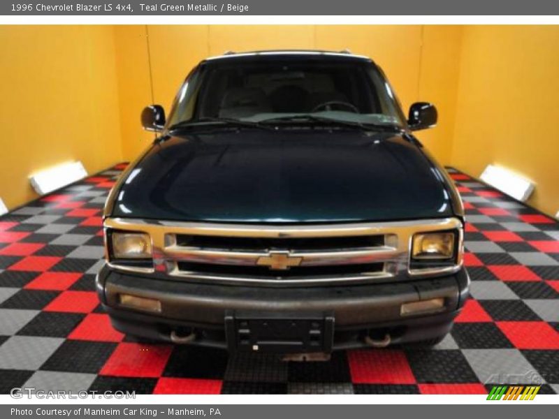 Teal Green Metallic / Beige 1996 Chevrolet Blazer LS 4x4