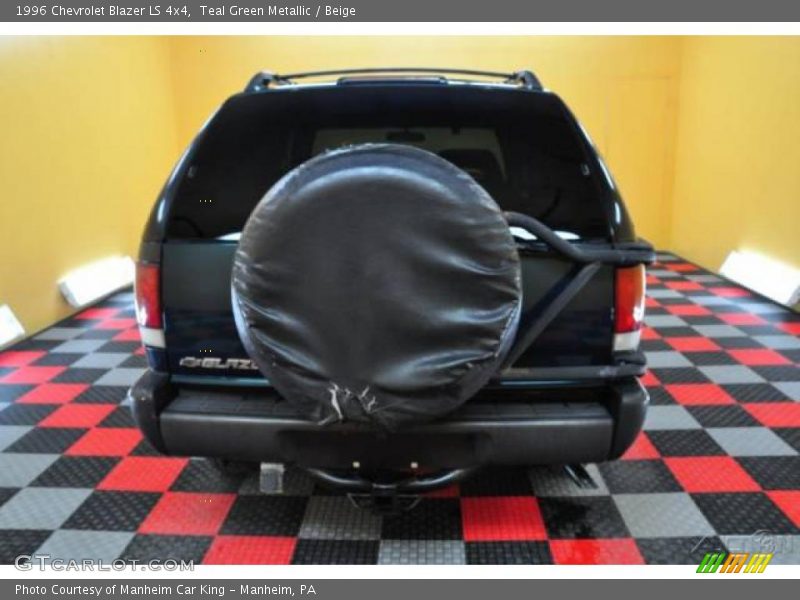 Teal Green Metallic / Beige 1996 Chevrolet Blazer LS 4x4