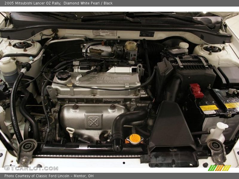 Diamond White Pearl / Black 2005 Mitsubishi Lancer OZ Rally