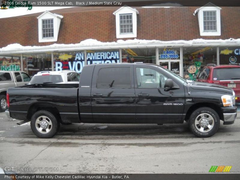 Black / Medium Slate Gray 2006 Dodge Ram 1500 SLT Mega Cab