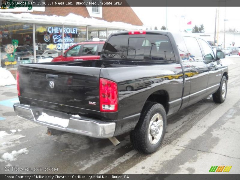 Black / Medium Slate Gray 2006 Dodge Ram 1500 SLT Mega Cab