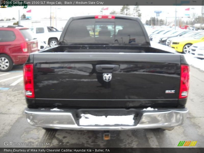 Black / Medium Slate Gray 2006 Dodge Ram 1500 SLT Mega Cab