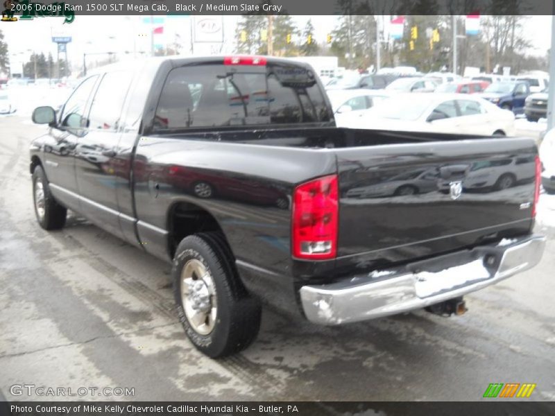 Black / Medium Slate Gray 2006 Dodge Ram 1500 SLT Mega Cab