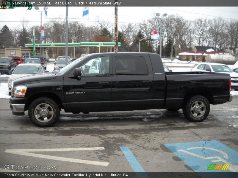 Black / Medium Slate Gray 2006 Dodge Ram 1500 SLT Mega Cab