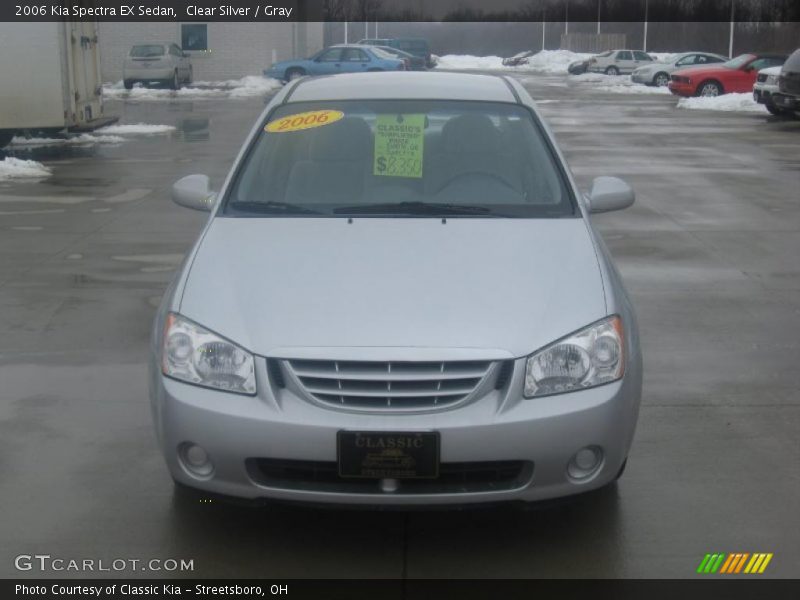 Clear Silver / Gray 2006 Kia Spectra EX Sedan