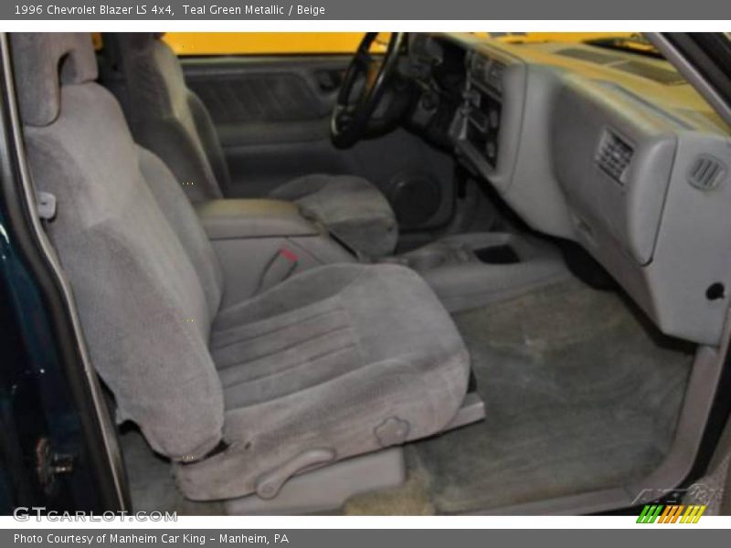 Teal Green Metallic / Beige 1996 Chevrolet Blazer LS 4x4