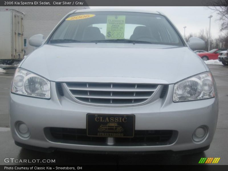 Clear Silver / Gray 2006 Kia Spectra EX Sedan