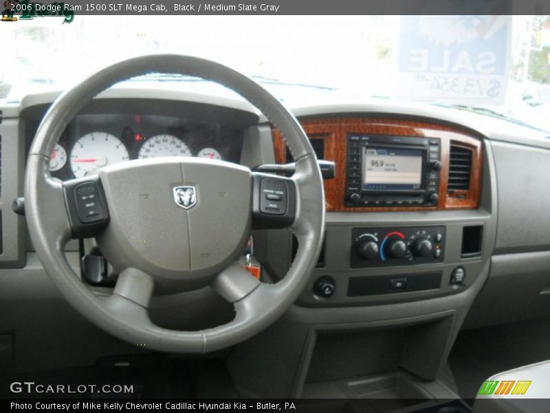 Black / Medium Slate Gray 2006 Dodge Ram 1500 SLT Mega Cab