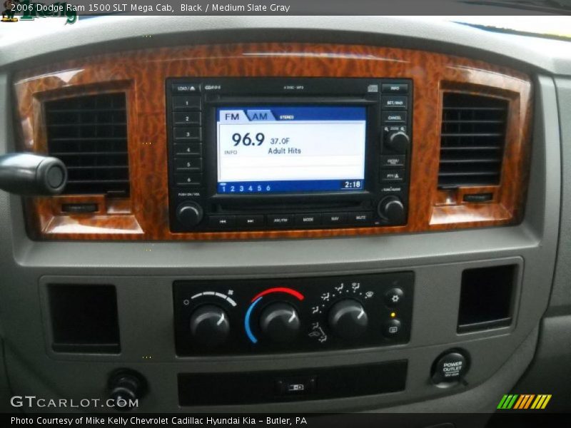 Black / Medium Slate Gray 2006 Dodge Ram 1500 SLT Mega Cab