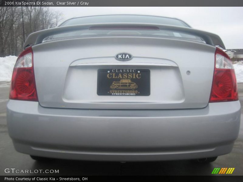Clear Silver / Gray 2006 Kia Spectra EX Sedan