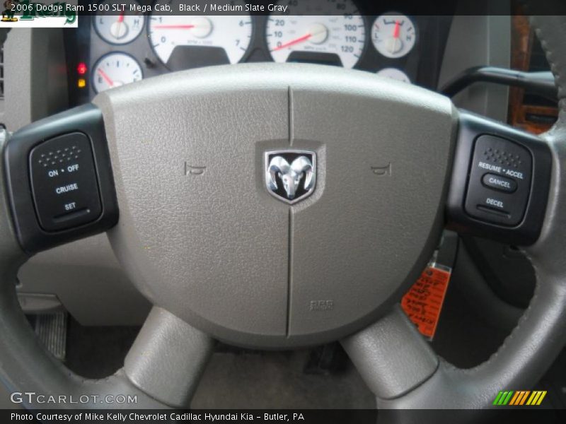 Black / Medium Slate Gray 2006 Dodge Ram 1500 SLT Mega Cab