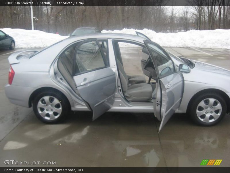Clear Silver / Gray 2006 Kia Spectra EX Sedan