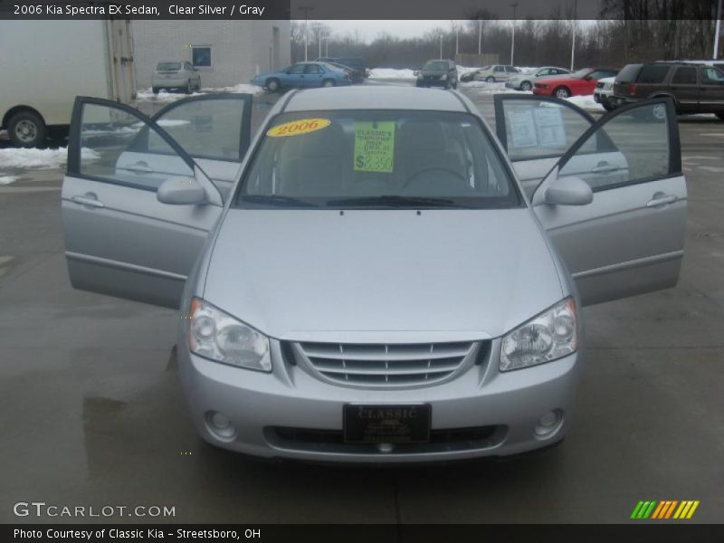 Clear Silver / Gray 2006 Kia Spectra EX Sedan
