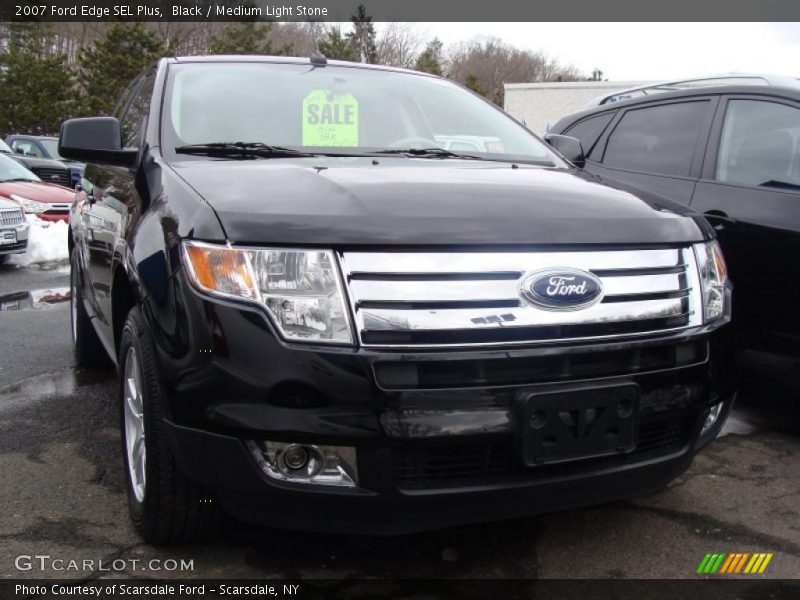 Black / Medium Light Stone 2007 Ford Edge SEL Plus