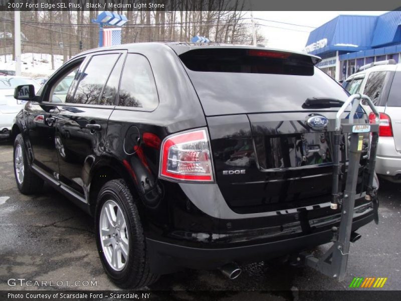 Black / Medium Light Stone 2007 Ford Edge SEL Plus