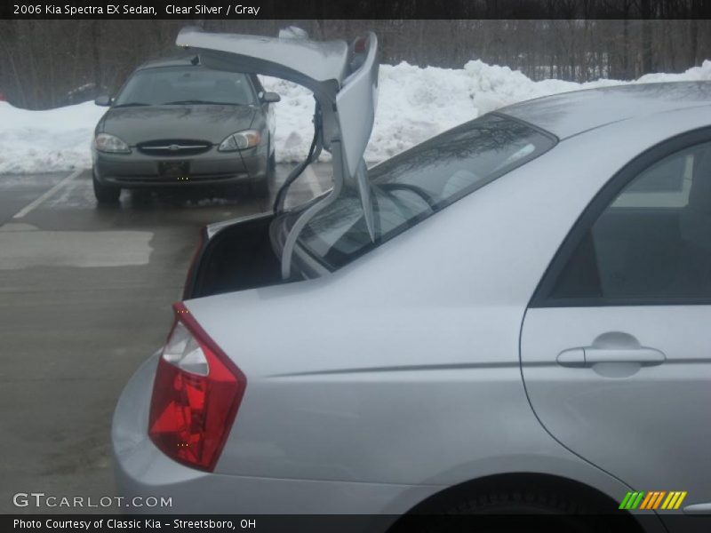 Clear Silver / Gray 2006 Kia Spectra EX Sedan