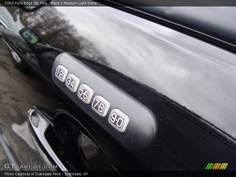 Black / Medium Light Stone 2007 Ford Edge SEL Plus