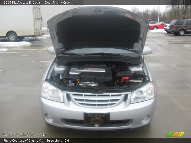 Clear Silver / Gray 2006 Kia Spectra EX Sedan