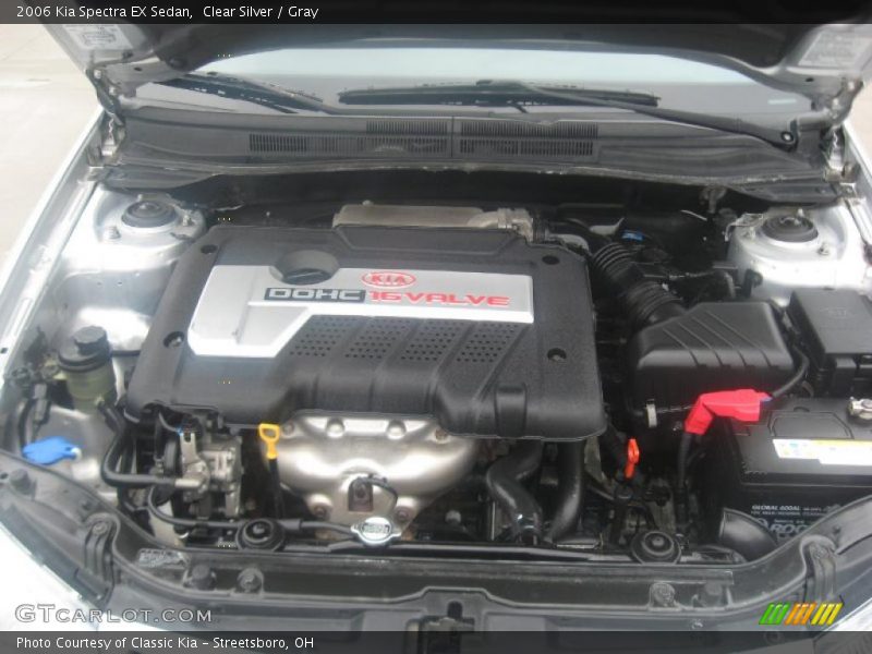 Clear Silver / Gray 2006 Kia Spectra EX Sedan