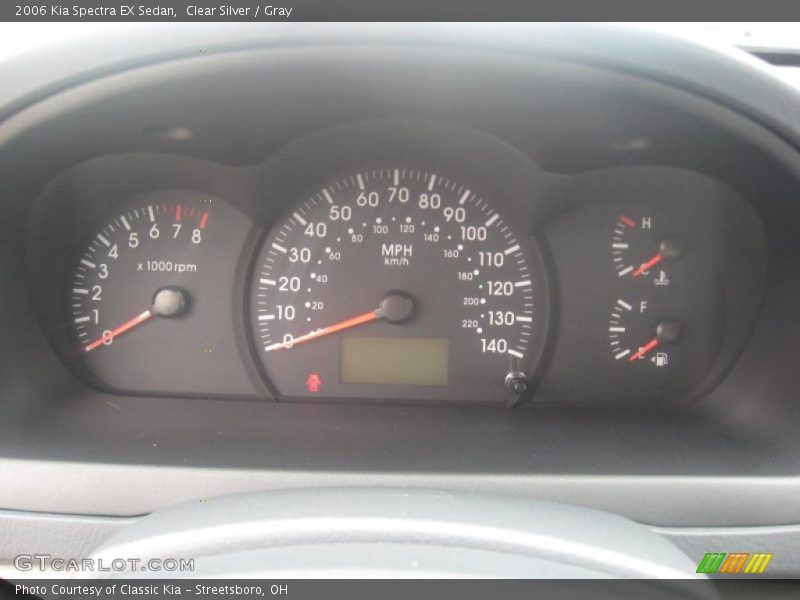 Clear Silver / Gray 2006 Kia Spectra EX Sedan