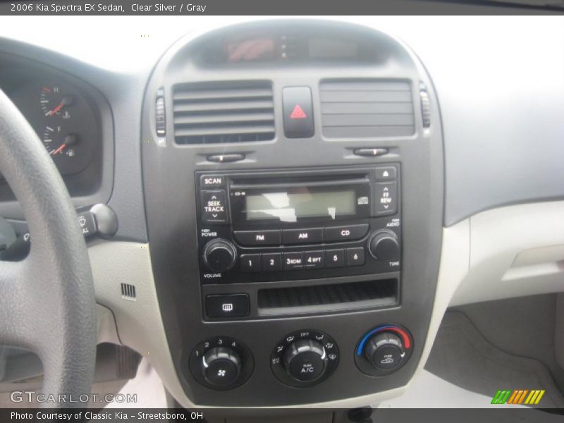 Clear Silver / Gray 2006 Kia Spectra EX Sedan