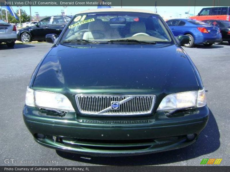 Emerald Green Metallic / Beige 2001 Volvo C70 LT Convertible