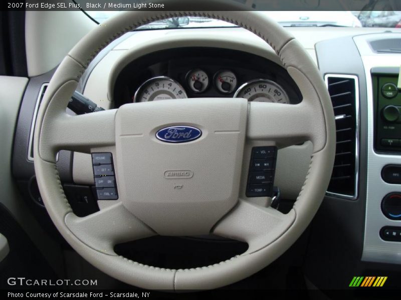 Black / Medium Light Stone 2007 Ford Edge SEL Plus