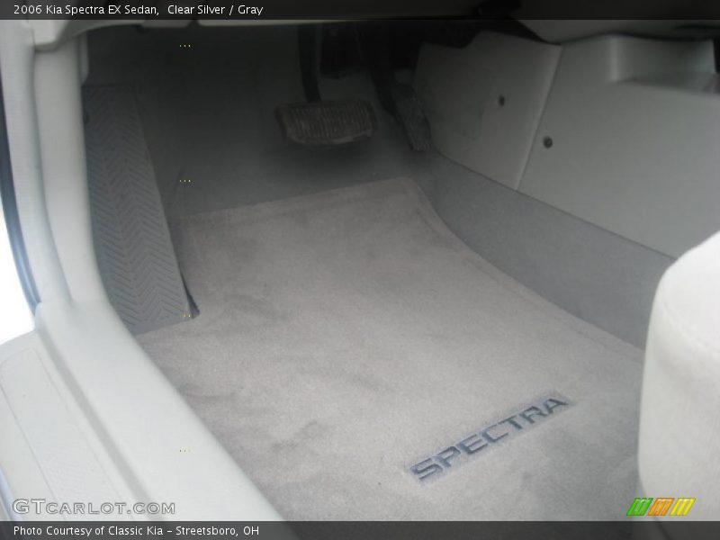 Clear Silver / Gray 2006 Kia Spectra EX Sedan