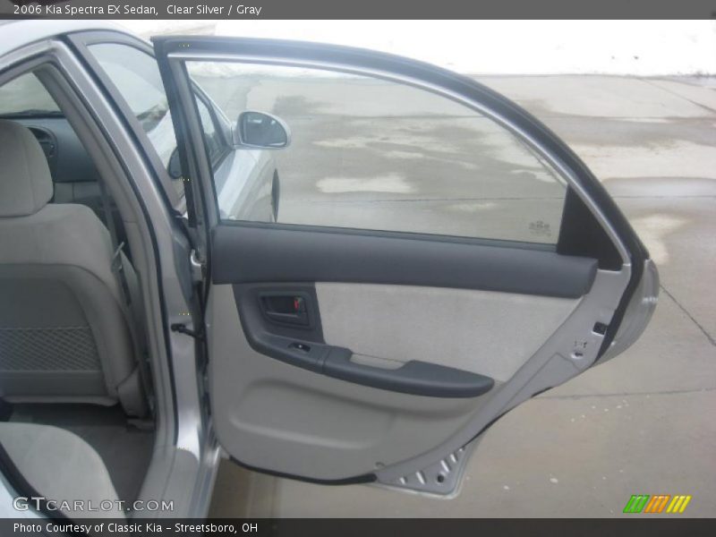 Clear Silver / Gray 2006 Kia Spectra EX Sedan