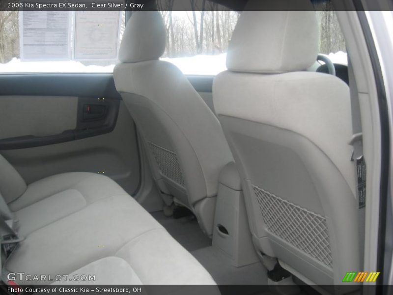 Clear Silver / Gray 2006 Kia Spectra EX Sedan
