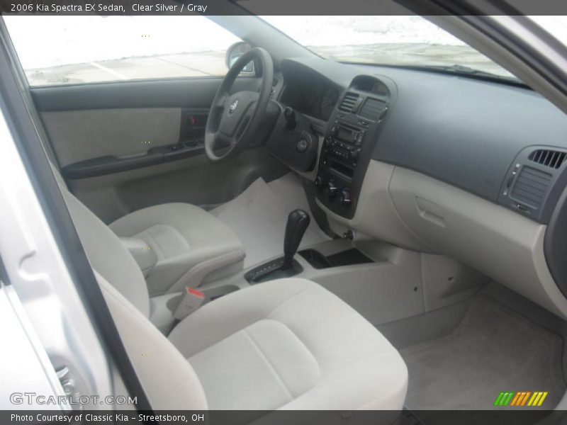 Clear Silver / Gray 2006 Kia Spectra EX Sedan