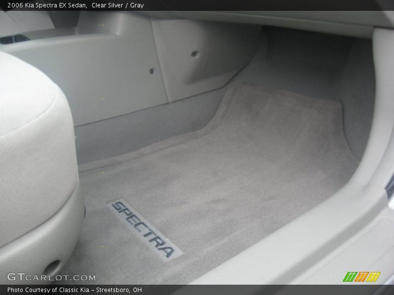 Clear Silver / Gray 2006 Kia Spectra EX Sedan