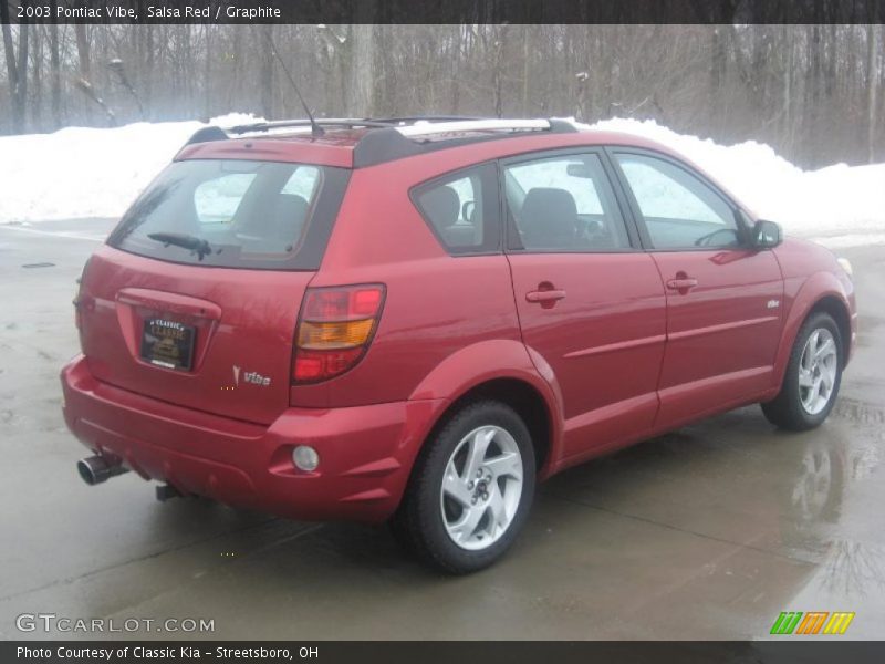 Salsa Red / Graphite 2003 Pontiac Vibe